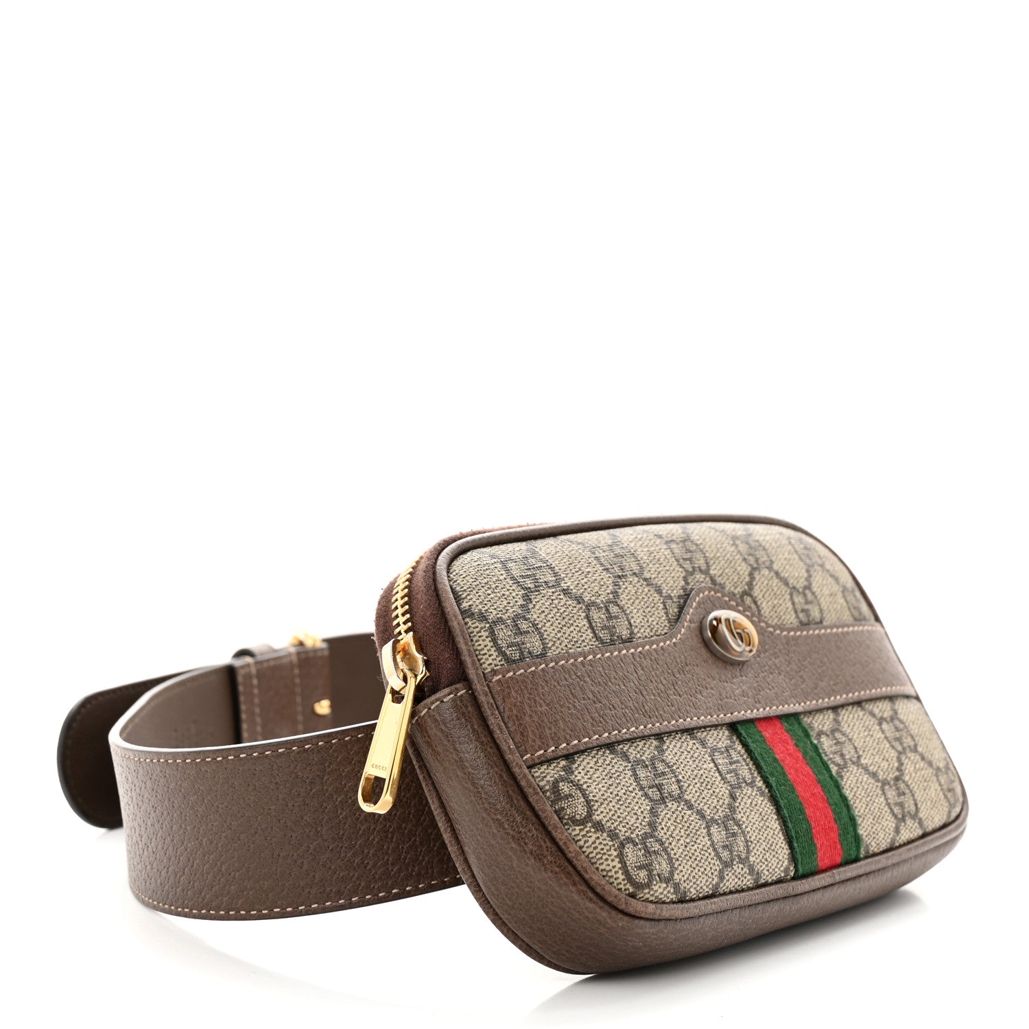 Gucci GG Supreme Monogram Ophidia Belted iPhone Case 75 30 Dark Brown 3 of 10