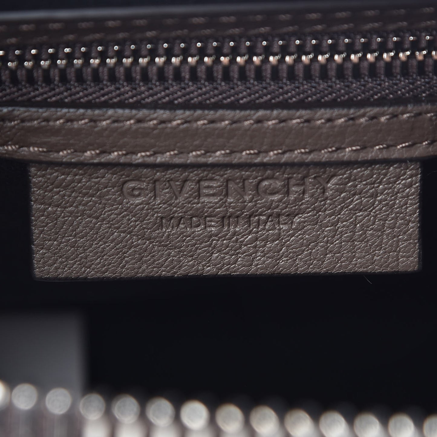 Sugar Goatskin Mini Antigona Heather Grey