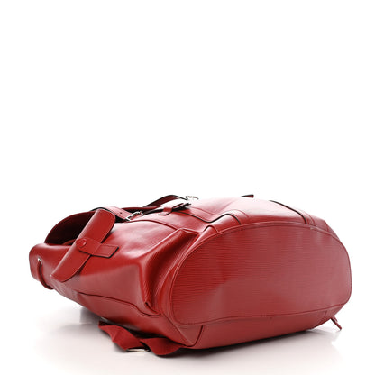 Louis Vuitton Epi Christopher Backpack PM Carmine 4 of 10