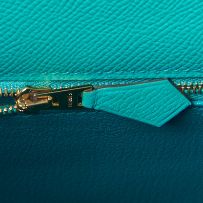 Hermes Epsom Kelly Sellier 28 Vert Verone 17 of 32