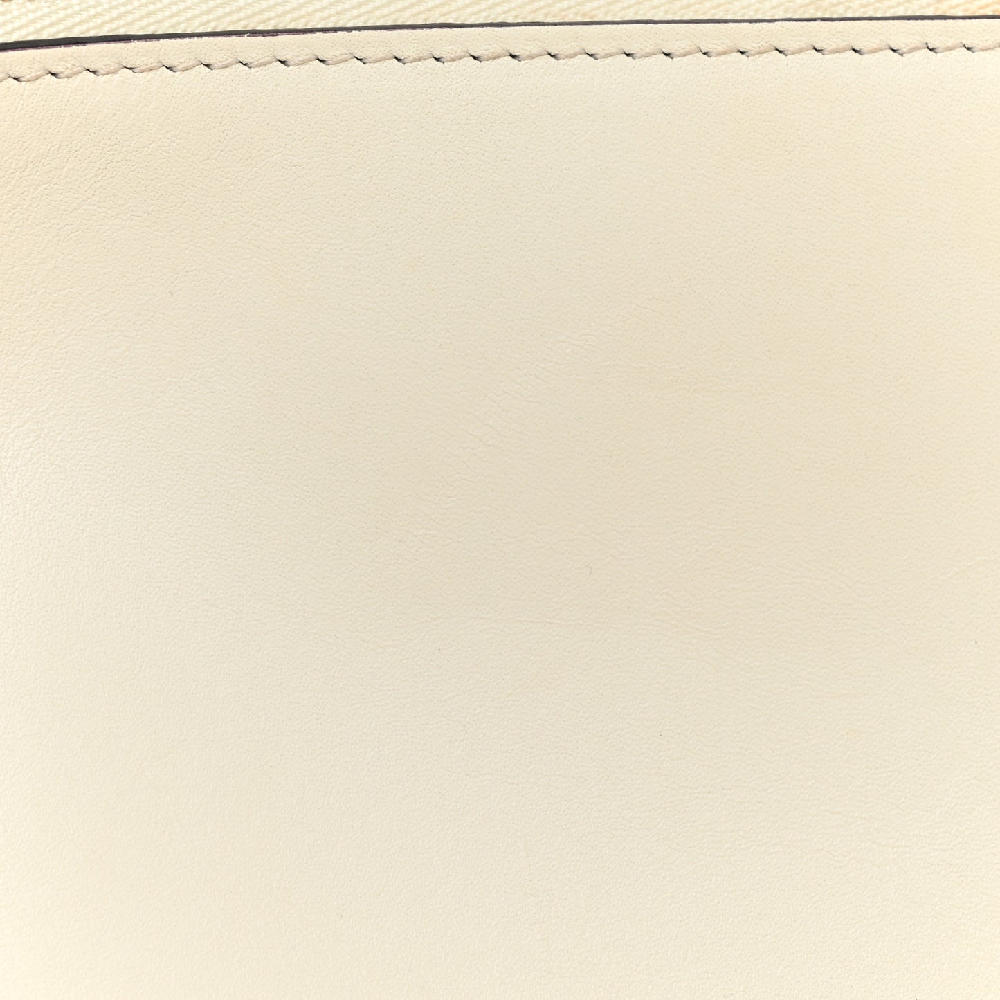 Calfskin Perforated Sofia Satchel White