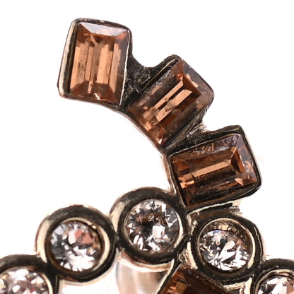 Chanel Baguette Crystal CC Earrings Gold 5 of 5