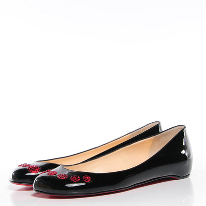 Christian Louboutin Patent Simplenodo Flats 37 Black 3 of 5