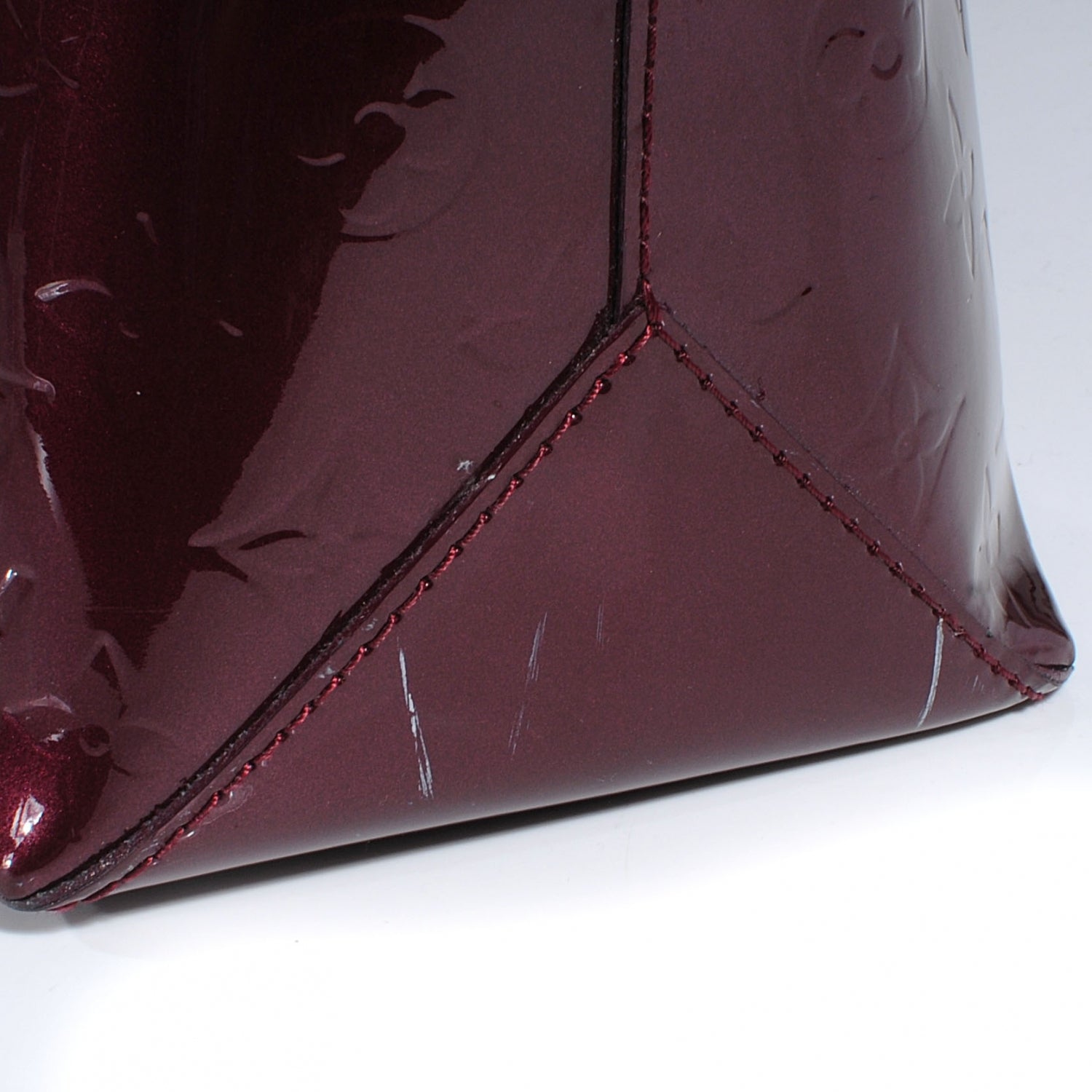 Louis Vuitton Vernis Wilshire MM Rouge Fauviste 5 of 8
