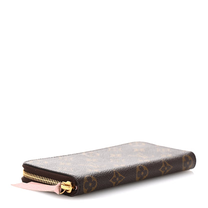 Louis Vuitton Monogram Clemence Wallet Rose Ballerine 4 of 9