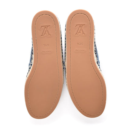 Louis Vuitton Denim Croisiere Espadrille 37.5 Marine 6 of 9