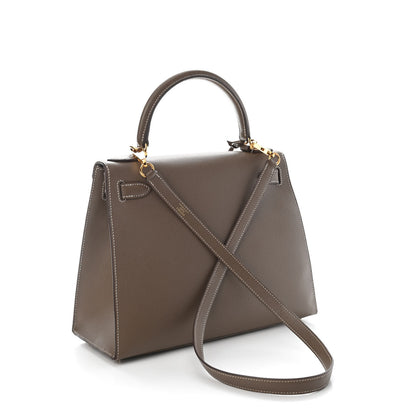 Hermes Epsom Kelly Sellier 28 Etoupe 2 of 12