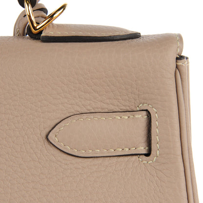 Hermes Togo Kelly Retourne 32 Gris Tourterelle 22 of 23
