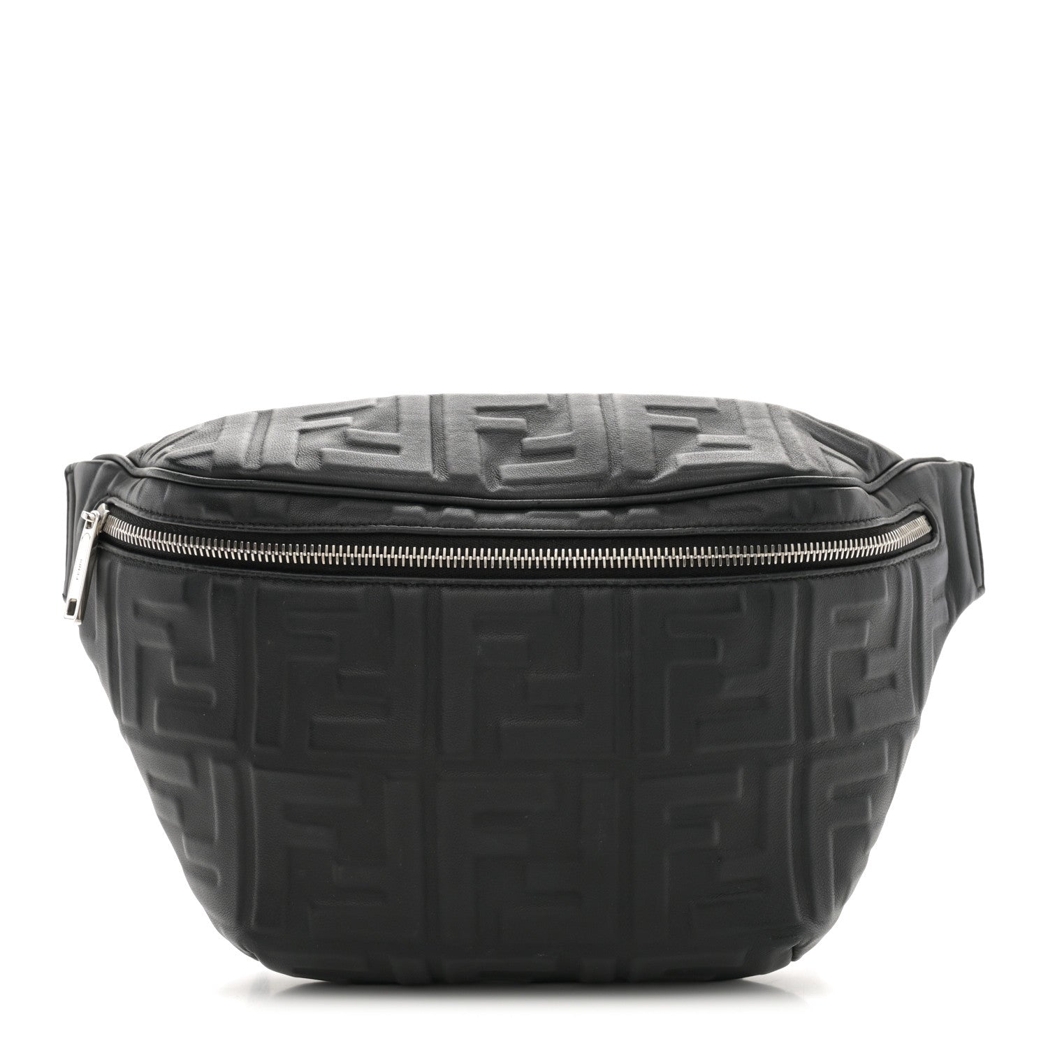 Fendi Nappa FF 1974 Embossed Belt Bag Black 1 of 13