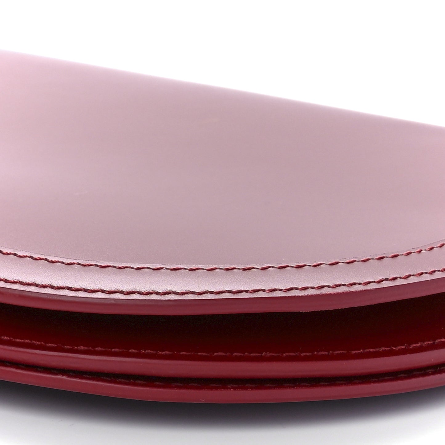 Calfskin Large Greca Goddess Clutch Red