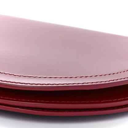 Versace Calfskin Large Greca Goddess Clutch Red 12 of 12