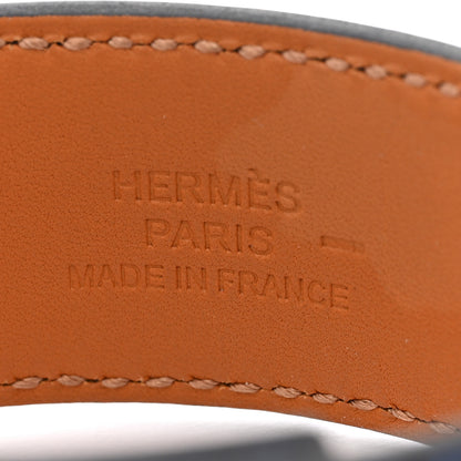 Hermes Lizard Collier de Chien CDC 24 Bracelet T3 Bleu Saphir 3 of 7