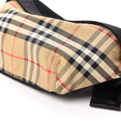Burberry Nylon Vintage Check Sonny Bum Bag Archive Beige Black 7 of 11