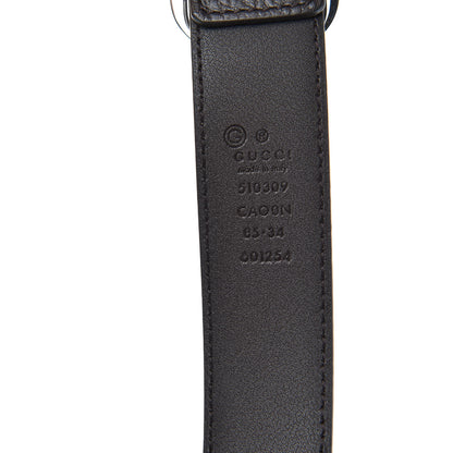 Gucci Calfskin Belt 85 34 Dark Brown 4 of 4