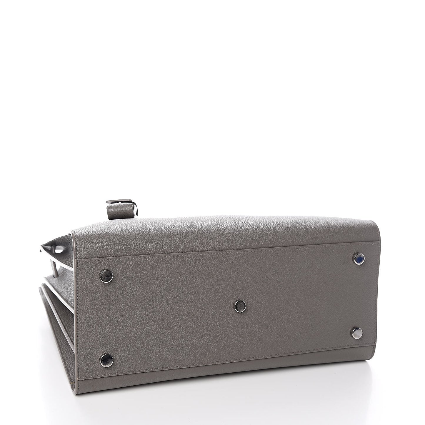 Grained Calfskin Small Sac De Jour Fog