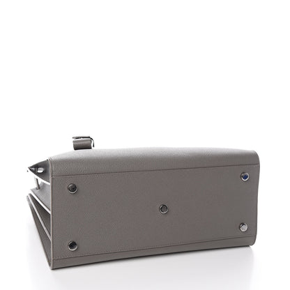 Saint Laurent Grained Calfskin Small Sac De Jour Fog 3 of 9