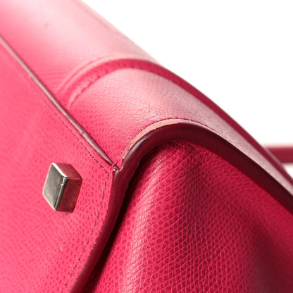 Celine Grained Calfskin Medium Phantom Luggage Fuchsia 9 of 14