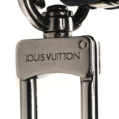 Louis Vuitton Monogram Eclipse Mini Keepall Bag Charm Key Holder Black 6 of 9