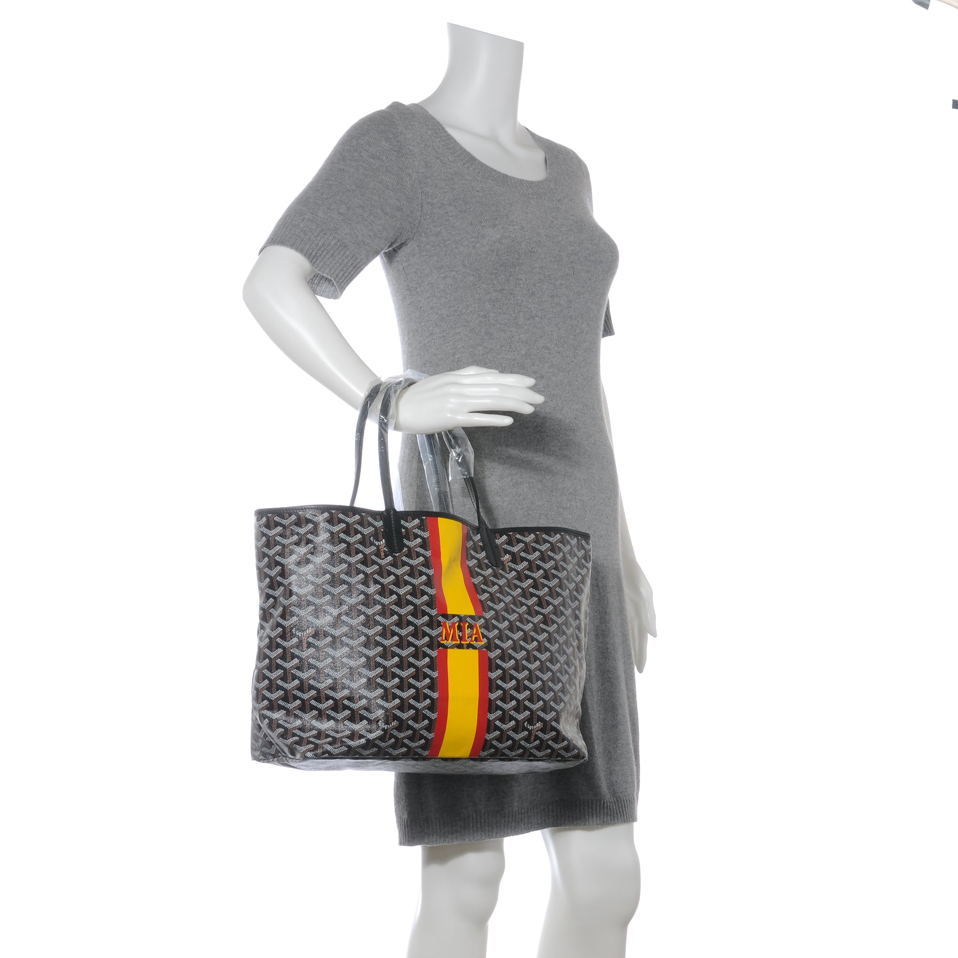 Goyard Goyardine Saint Louis PM Black 2 of 9
