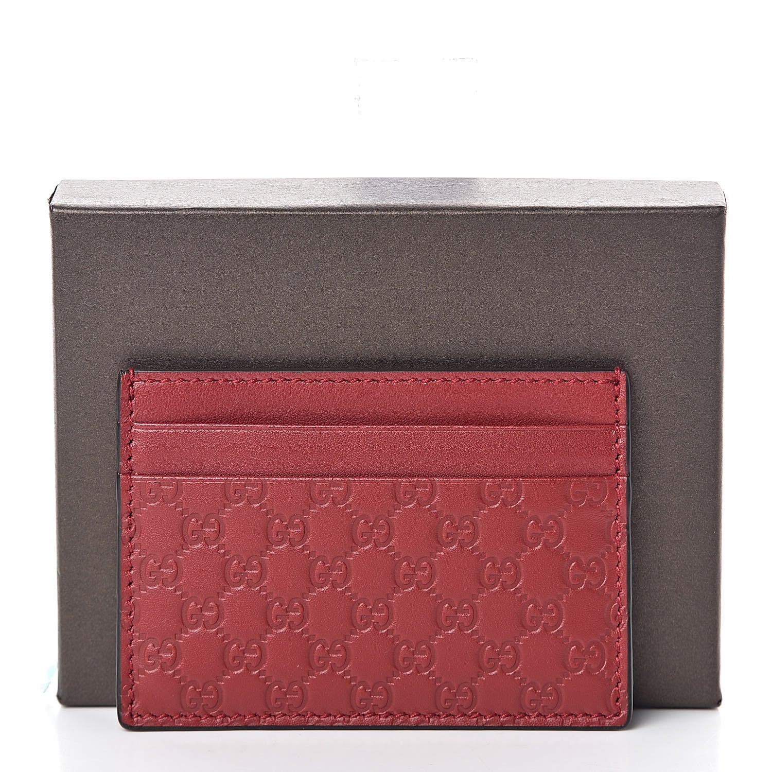 Gucci Microguccissima Card Holder Red 7 of 7