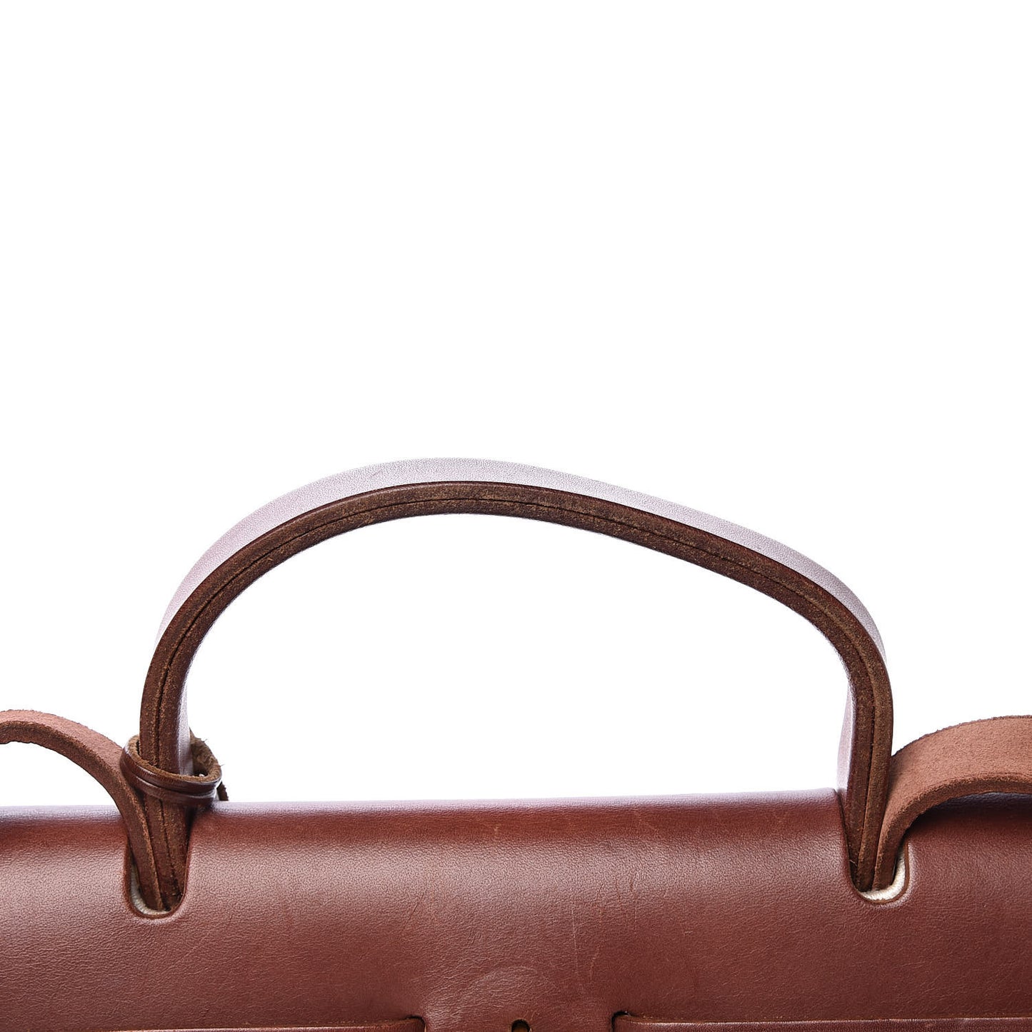 Toile Vache Calfskin Herbag 30 PM Natural