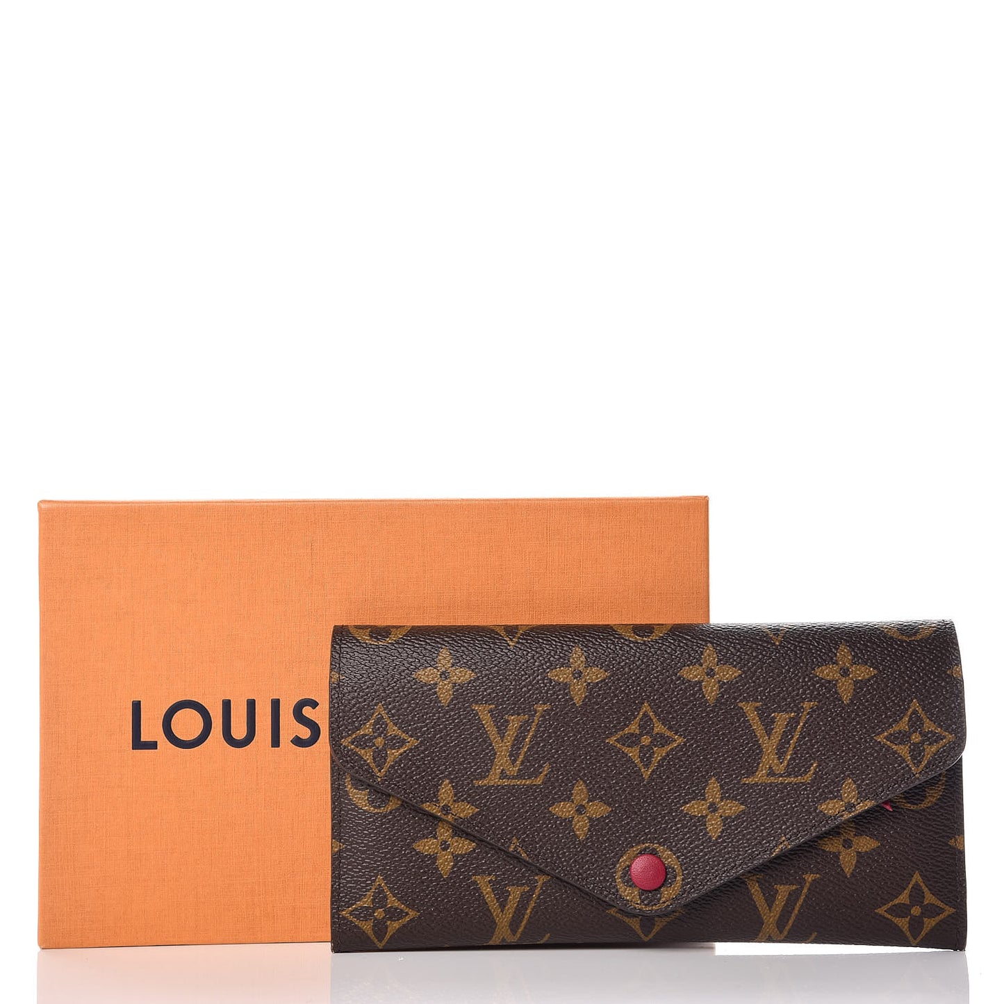 Monogram Josephine Wallet Fuchsia
