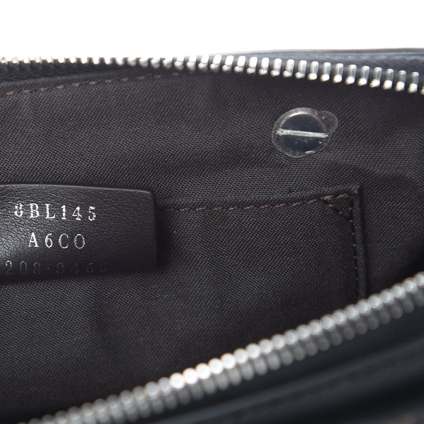 Vitello Dolce Bi-Color FF 1974 Embossed Mini By The Way Boston Bag Black Maya