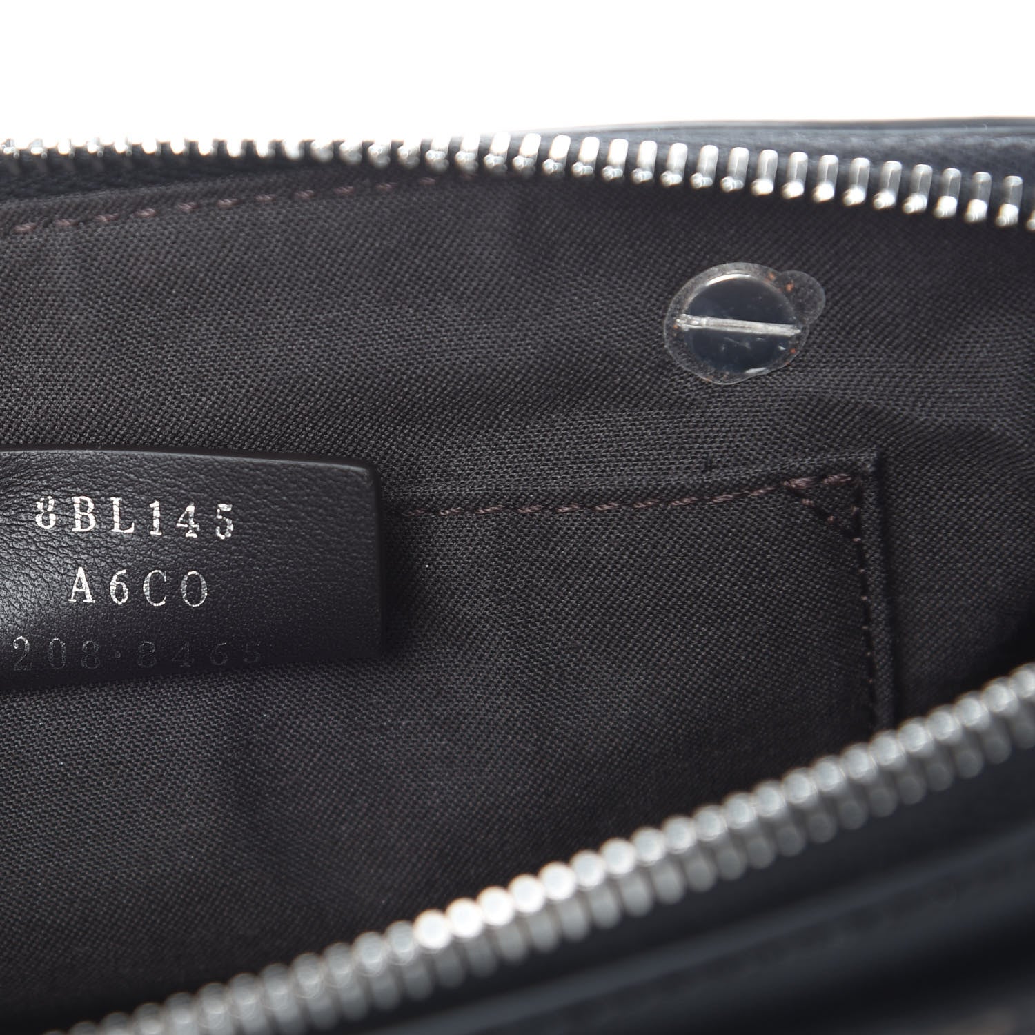 Fendi Vitello Dolce Bi-Color FF 1974 Embossed Mini By The Way Boston Bag Black Maya 7 of 11
