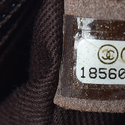 Chanel Aged Crumpled Calfskin Small Vintage Flap Brown 9 of 11