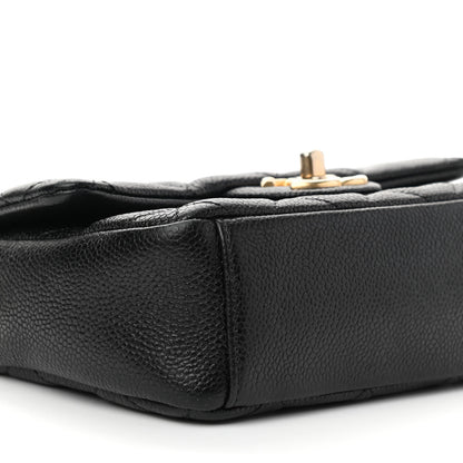 Chanel Caviar Quilted Mini Chain Soul Flap Black 9 of 9