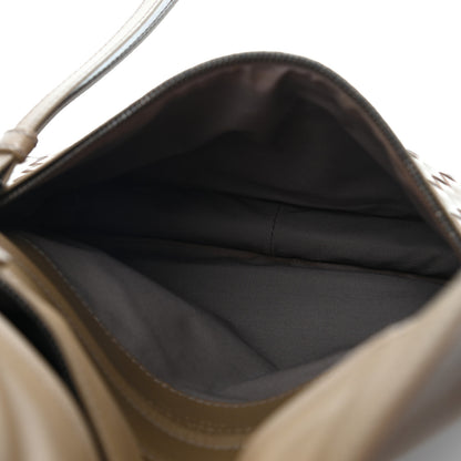 Bottega Veneta Calfskin Intrecciato Pocket Flap Clutch Maple 5 of 11