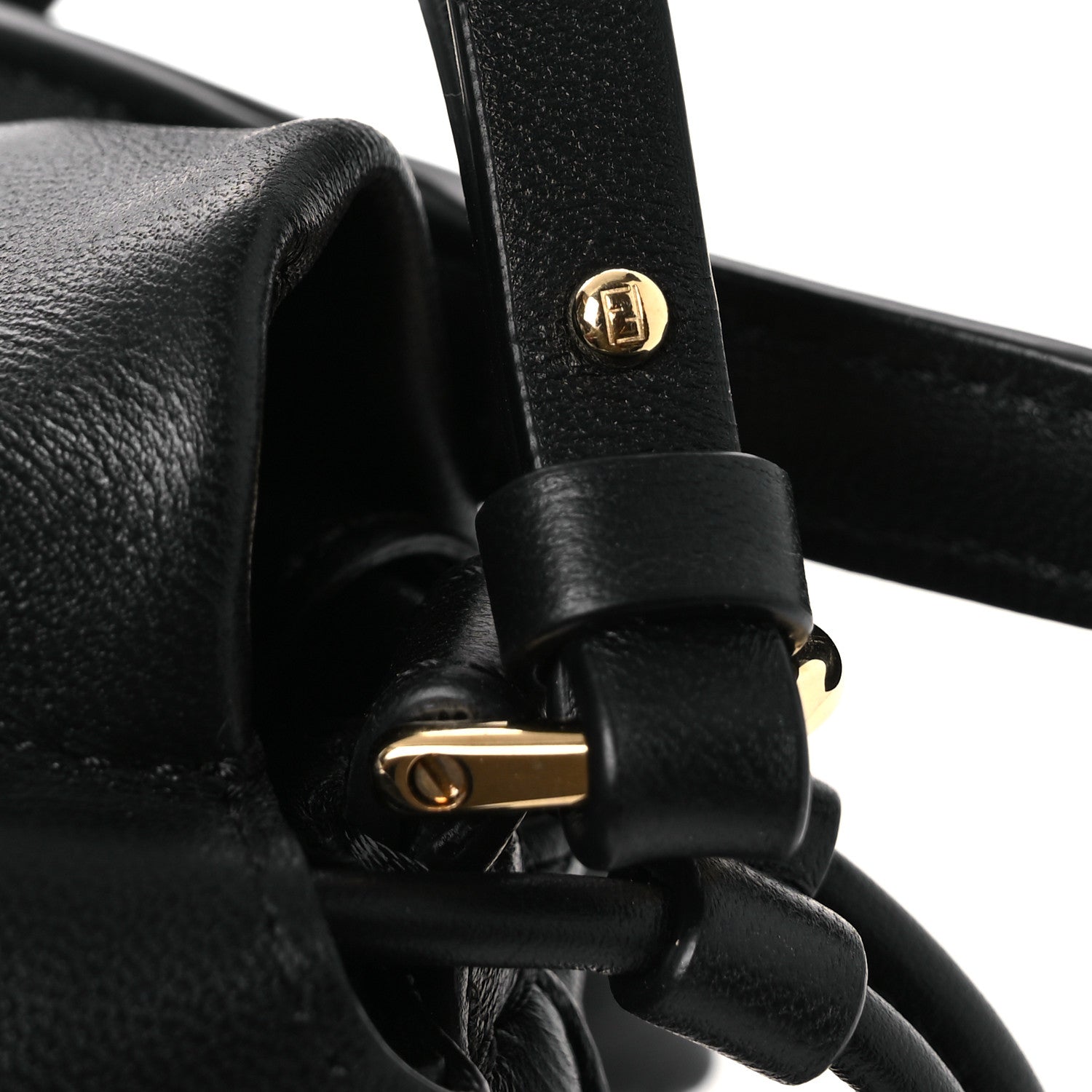 Fendi Shiny Nappa Small Mamma Baguette Black 11 of 11
