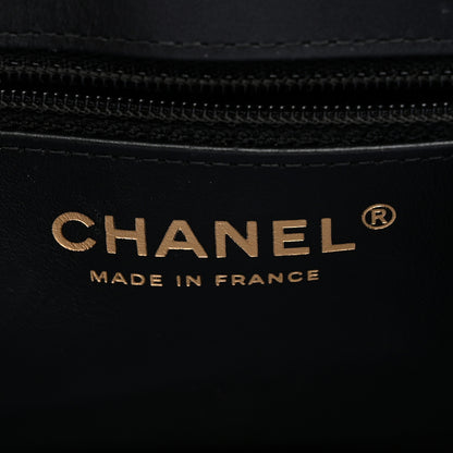 Chanel Shiny Aged Calfskin Quilted Nano Kelly Shopper Black 6 of 10