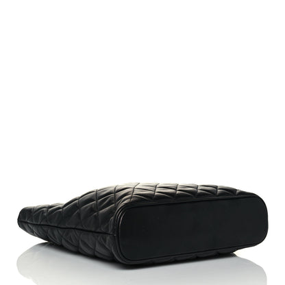 Chanel Lambskin Quilted Tote Black 3 of 14