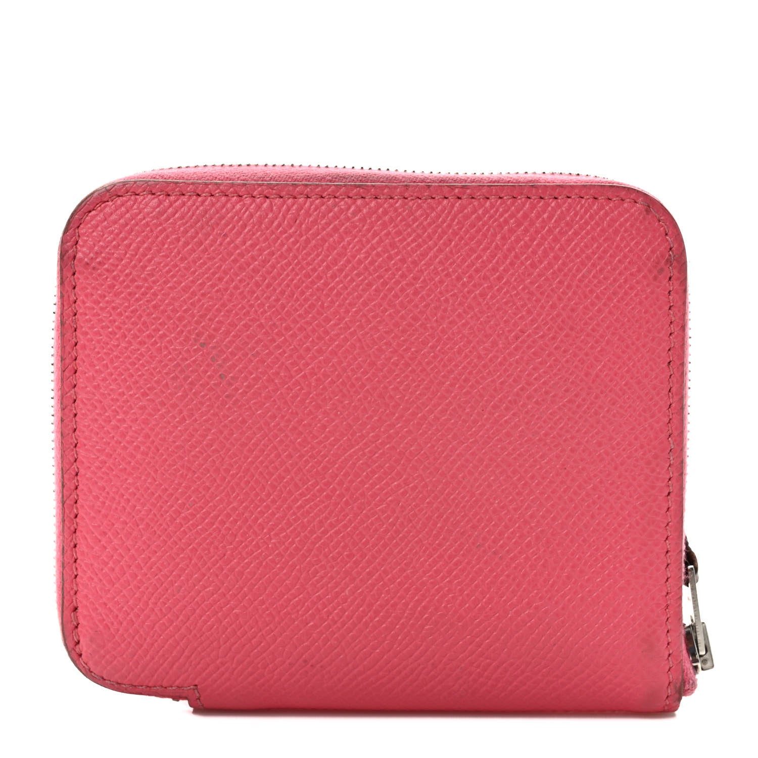 Hermes Epsom Silk'In Compact Wallet Rose Azalee 1 of 12