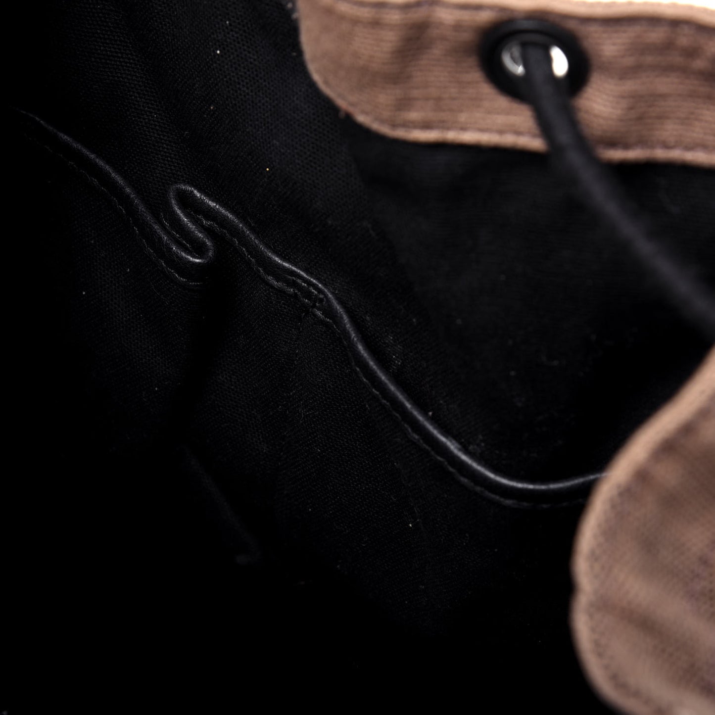 Canvas Mega Check Korbin Backpack Camel