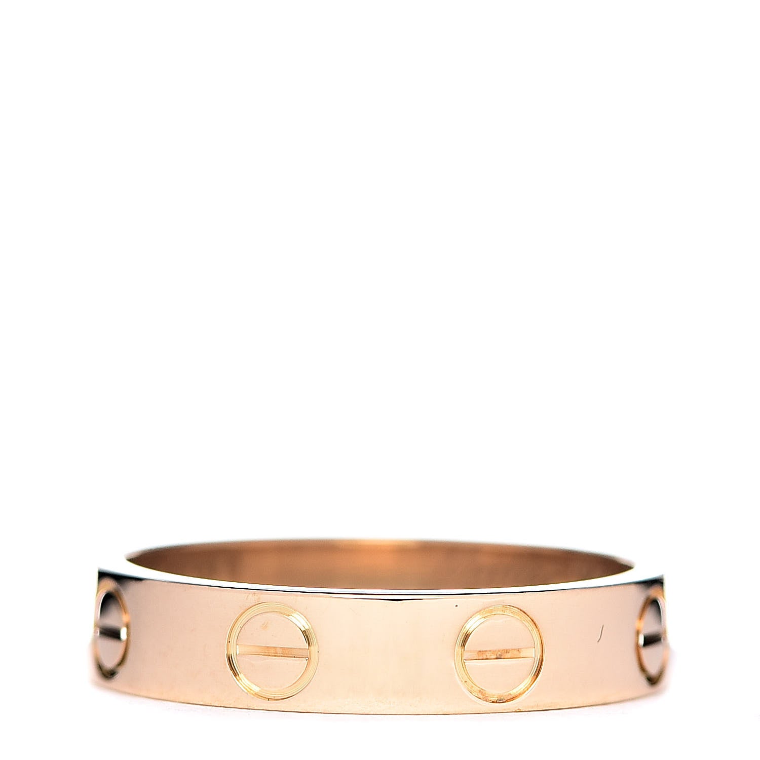 Cartier 18K Yellow Gold 3.5mm LOVE Wedding Band Ring 48 4.5 3 of 4