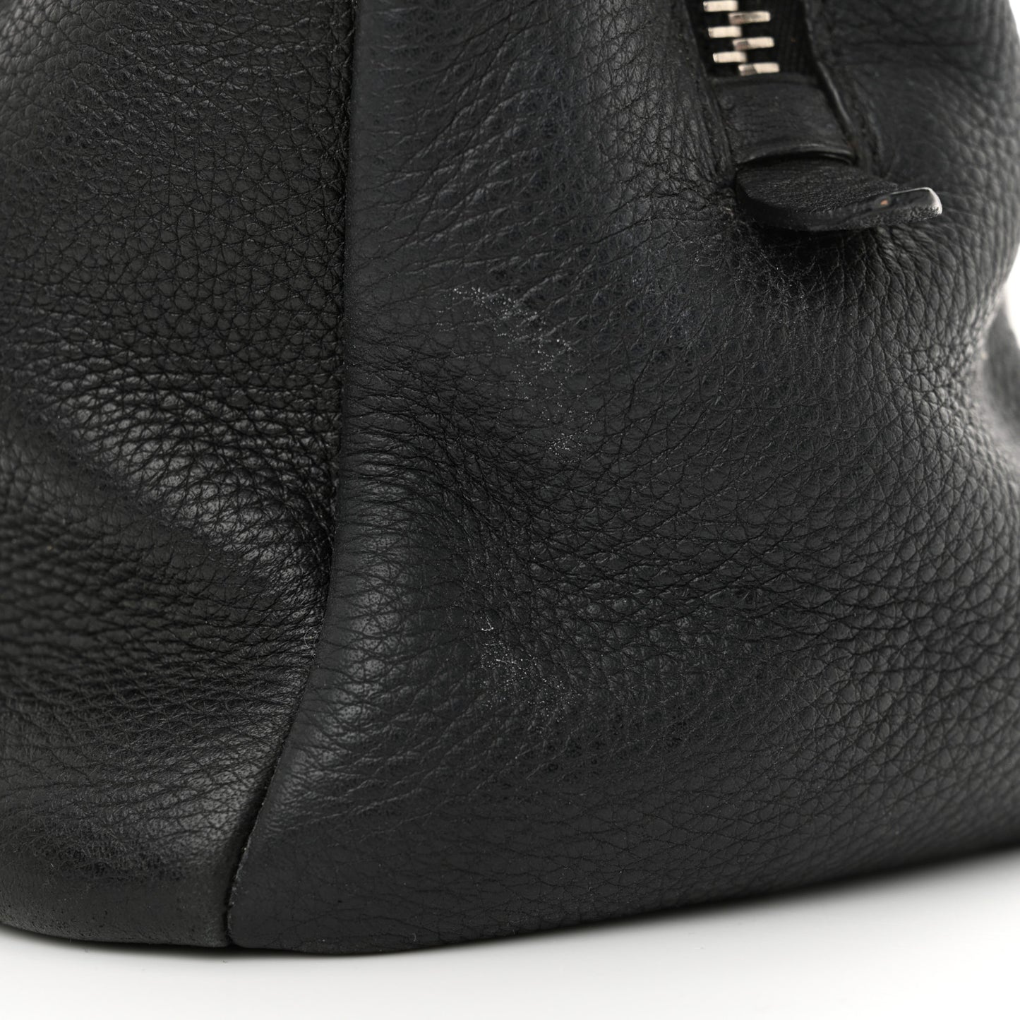 Vitello Phenix Top Handle Bag Black