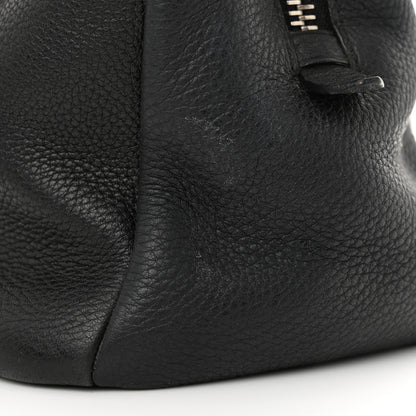 Prada Vitello Phenix Top Handle Bag Black 15 of 15
