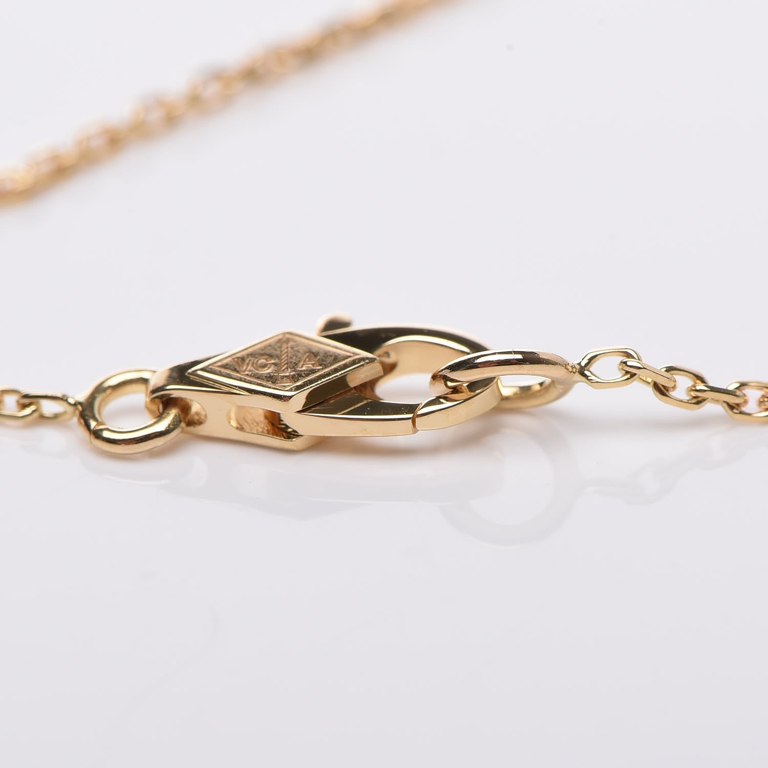 Van Cleef & Arpels 18K Yellow Gold Diamond Mini Frivole Bracelet 6 of 7