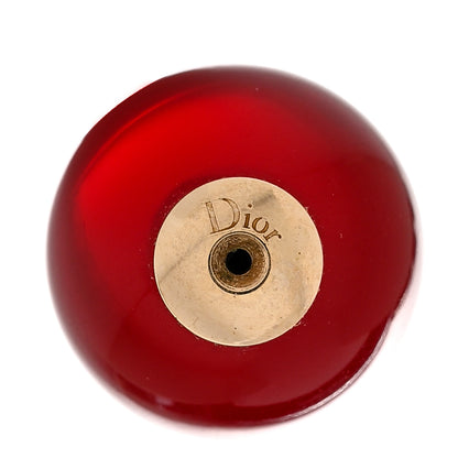 Christian Dior Mise En Dior Tribal Earrings Red 4 of 4