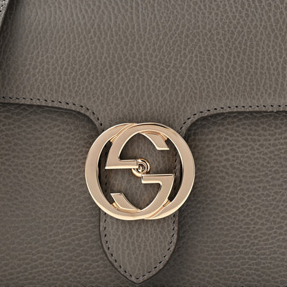 Gucci Dollar Calfskin Small Interlocking G Shoulder Bag Loess 8 of 10