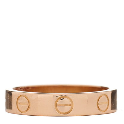 Cartier 18K Pink Gold 3.5mm LOVE Wedding Band Ring 48 4.5 1 of 4