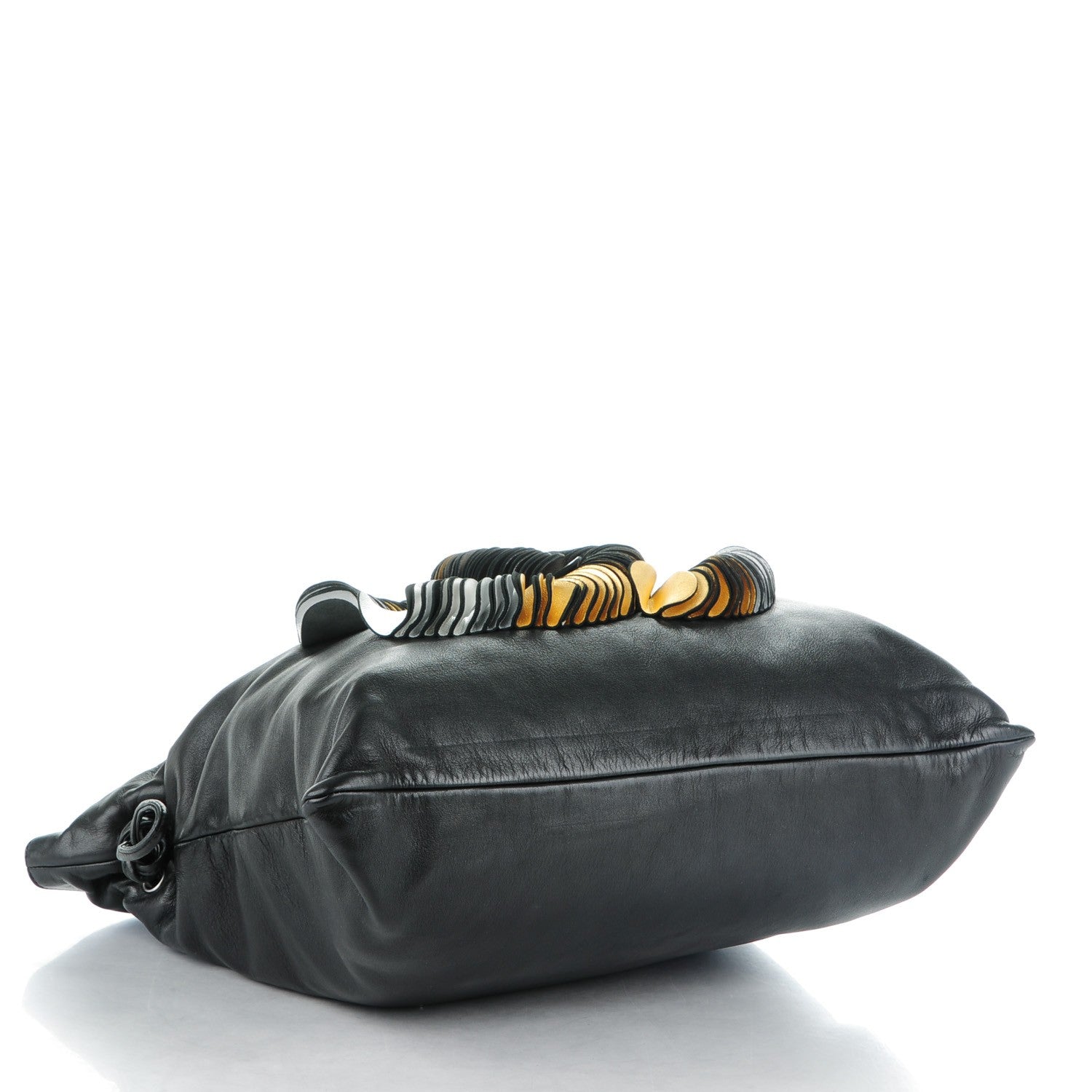 Chanel Lambskin CC Disc Tote Black 4 of 7