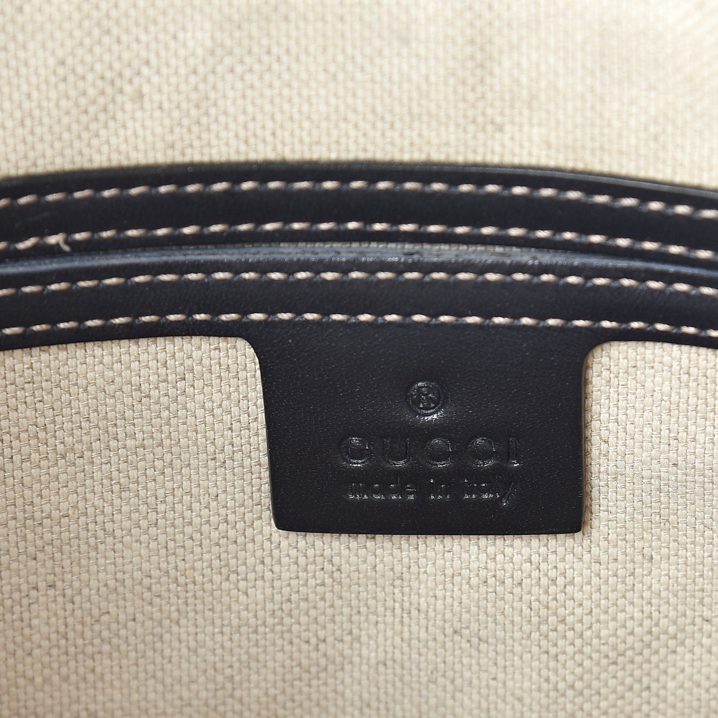 GG Supreme Monogram Small Flat Side Zip Messenger Bag Beige Blue