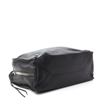 Balenciaga Supple Calfskin Papier A4 Zip Around Tote Black 4 of 8