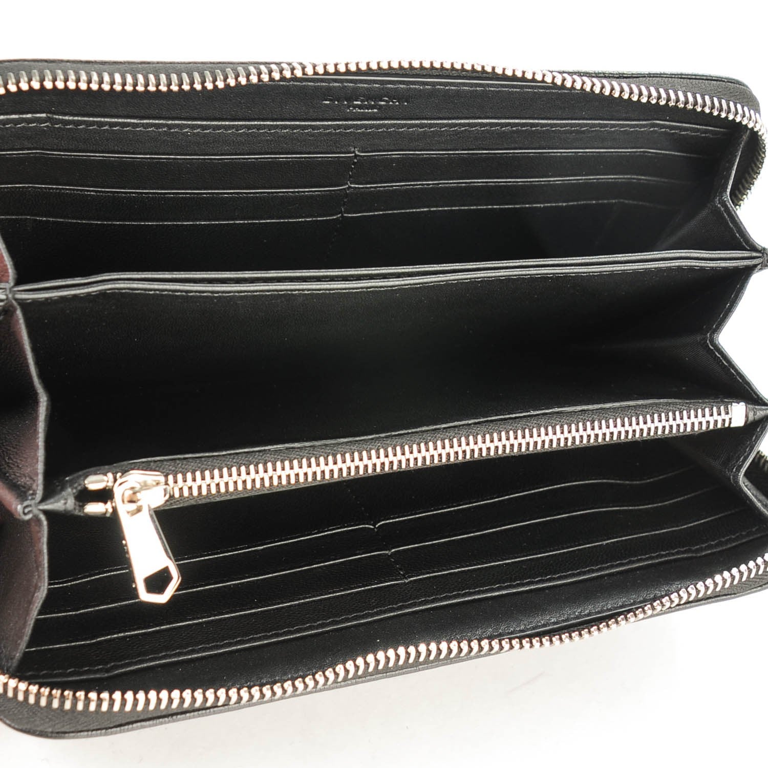 Givenchy Sugar Goatskin Pandora Zip Around Wallet Black 5 of 8