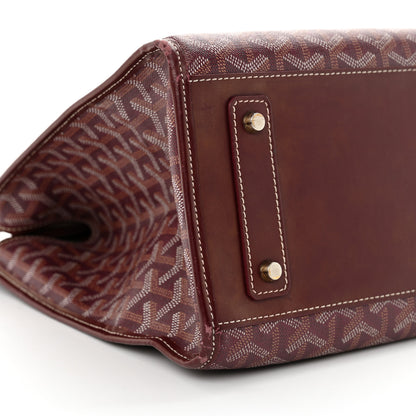 Goyard Goyardine Marquises Tote Burgundy 8 of 24