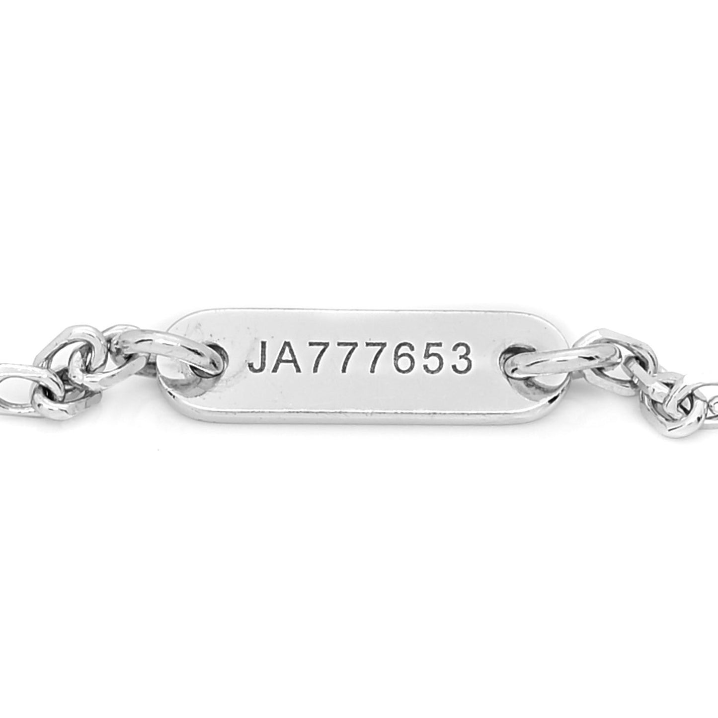 18K White Gold Diamond Sweet Alhambra Bracelet
