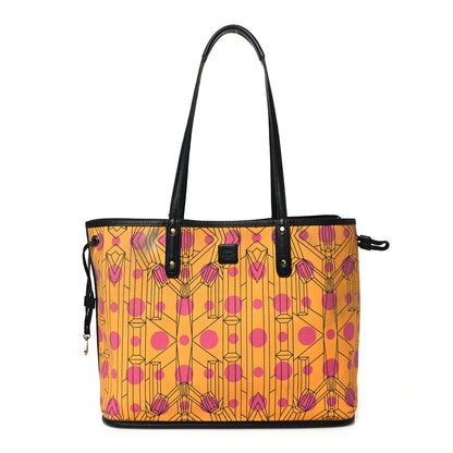 MCM Visetos Medium Liz Reversible Shopper Tote Beige 4 of 19